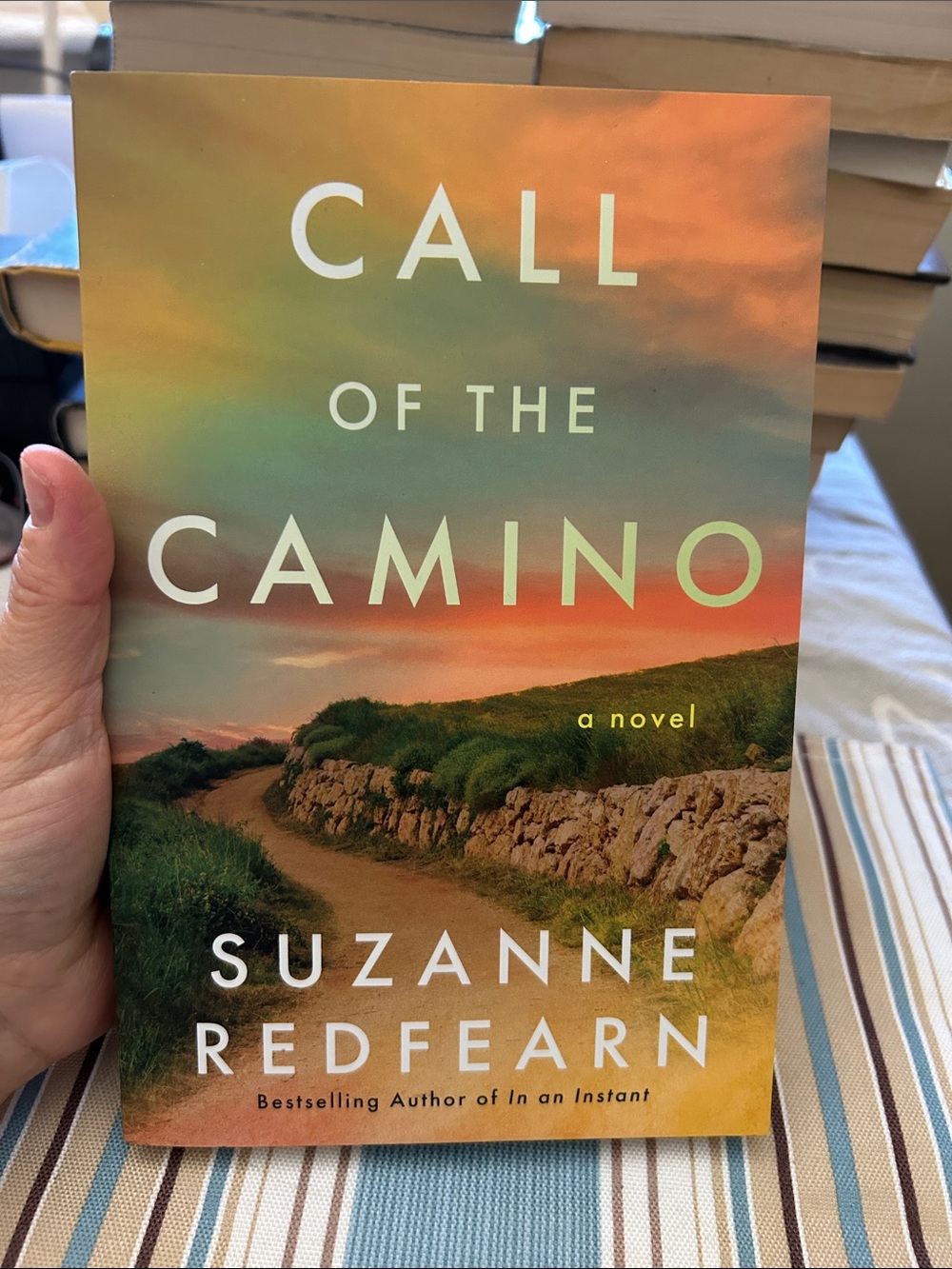 Call of the Camino by Suzanne Redfearn - Sunset Green & Orange Cover